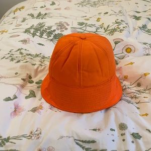 Orange Neon bucket Hat// Hi-Vis